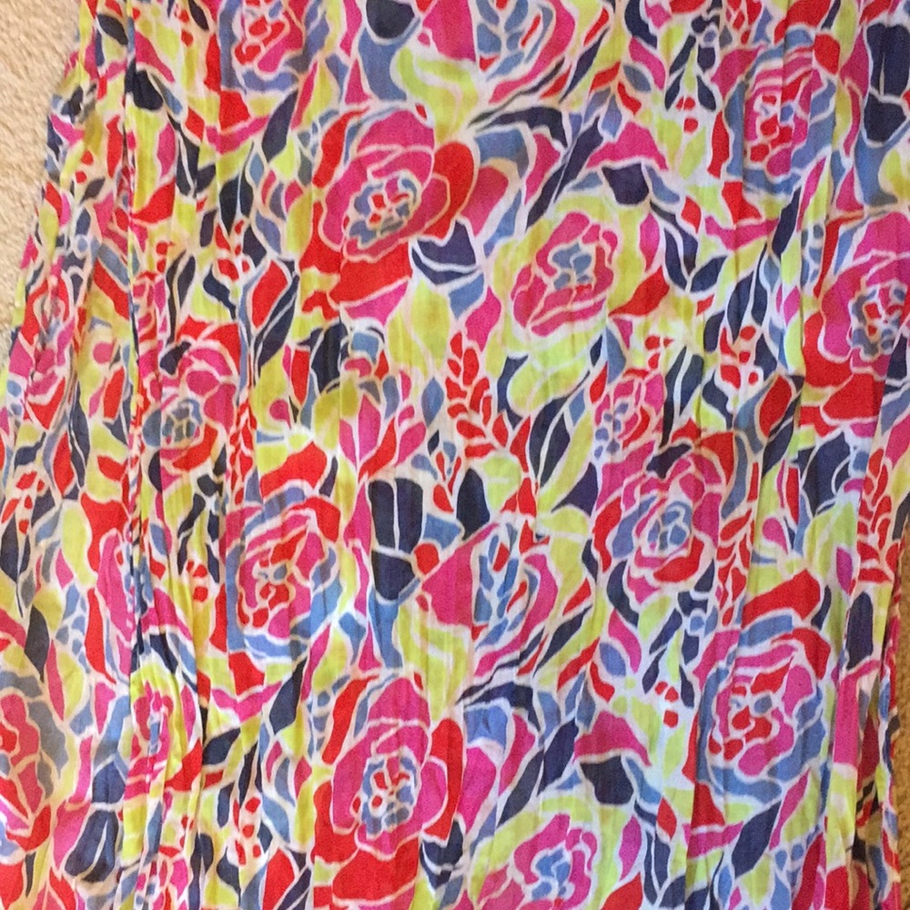Multi colored wrap or scarf